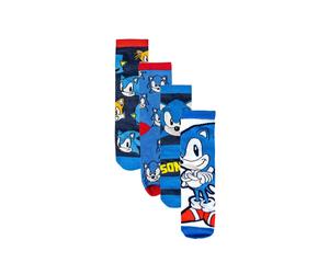 DISNEY Chaussettes 'Socken Pack 4 Teile Sonic' mélange de couleurs, Taille 35-38,5