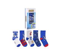 DISNEY Chaussettes 'Socken Pack 5 Stück Sonic' mélange de couleurs, Taille 35-38,5