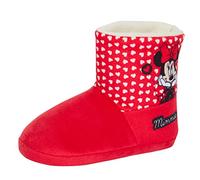 Disney Chaussons Minnie Mouse pour enfants avec doublure en polaire chaude, multicolore, 25 EU