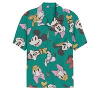 Disney Chemise boutonnée Mickey et Ses Amis pour Homme, Multicolore, Taille S
