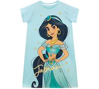 Disney - Chemise de Nuit - Aladdin - Fille - Jasmine - Bleu - 9-10 Ans