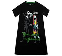 Disney Chemise de Nuit Fille The Nightmare Before Christmas Noir 14-15 Ans
