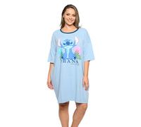 Disney Chemise de nuit pour femme Mickey Minnie Mouse Taille unique et plus, Stitch, taille unique