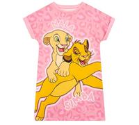 Disney Chemise De Nuit Pyjama Roi Lion | Chemise De Nuit Fille | Rose 4-5 Ans