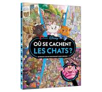 DISNEY - Cherche et trouve - Où se cachent les chats ? - Collectif - Hachette Disney - cartonné - Livre-jeu