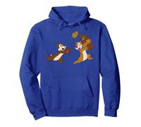 Disney Chip 'N Dale Acorn Chase Sweat à Capuche, Unisexe pour adultes, Bleu Royal, S