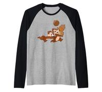 Disney Chip ‘n Dale Chipmunks Acorn Run Manche Raglan