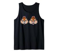 Disney Chip 'n Dale Chipmunks Big Face Retro Trip Matching Débardeur