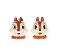 Disney Chip 'n' Dale Lot de 2 salières et poivrières en céramique | Distributeur d'épices