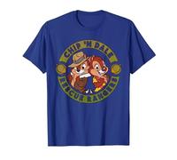 Disney Chip 'N Dale Rescue Rangers Logo T-Shirt, Homme, Bleu Royal, XXL