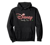 Disney Christmas Family Trip Candy Cane Script Logo Sweat à Capuche