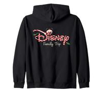 Disney Christmas Family Trip Candy Cane Script Logo Sweat à Capuche