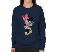 Disney Christmas Minnie Mouse Hiding Present Women's Sweatshirt