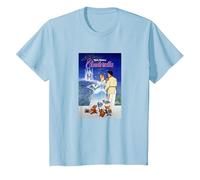 Disney Cinderella Classic Vintage Movie Poster T-Shirt, Enfant, Bleu Céleste, 3 ans