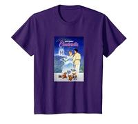 Disney Cinderella Classic Vintage Movie Poster T-Shirt, Enfant, Violet, 6 ans
