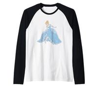Disney Cinderella in Ballgown Glass Slipper Reveal Manche Raglan