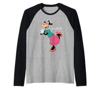 Disney Clarabelle Cow Retro Character Pose Trip Matching Manche Raglan
