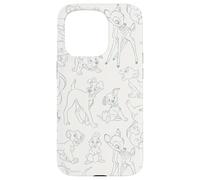 Disney Classic Character Simba Dumbo Bambi Impression intégrale Coque pour iPhone 15 Pro