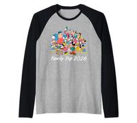 Disney Classic Characters Family Trip 2026 Matching Vacation Manche Raglan