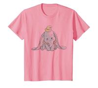 Disney Classic Dumbo Baby Elephant T-Shirt, Enfant, Rose, 10 ans