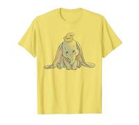 Disney Classic Dumbo Baby Elephant T-Shirt, Homme, Citron, 3XL