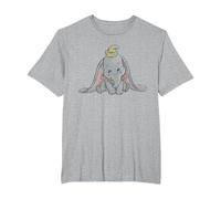 Disney Classic Dumbo Baby Elephant T-Shirt, Homme Grandes tailles, Gris Chiné, 3X Tall