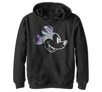 Disney Classic Mickey - Neon Slick Mick YTH Hoodie Jet Black 5/6