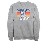 Disney Classic Mickey Retro Squad Pull en polaire pour homme, Athletic chiné, 5X-Large grand