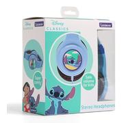 Disney Classics Stitch Casque stéréo pour enfants, contrôle du volume sûr, super confortable, bleu clair