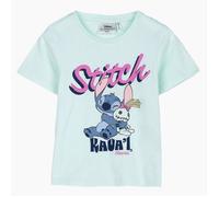 Disney Classics T-Shirt Stitch Kaua'i Hawaii, Bleu Menthe, Manches Courtes, Personnage Disney 12 ans