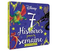 DISNEY CLASSIQUES - 7 Histoires pour la semaine - Spécial Dragons - Collectif - Hachette Disney - cartonné - Album jeunesse