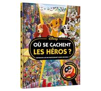 DISNEY CLASSIQUES - Où se cachent les héros ? - Cherche et trouve - Collectif - Hachette Disney - cartonné - Livre-jeu