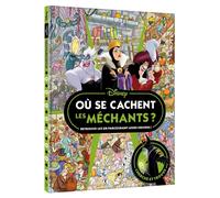 DISNEY CLASSIQUES - Où se cachent les méchants ? - Cherche et trouve - Collectif - Hachette Disney - broché - Livre-jeu