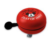 Disney Cloche de vélo à 2 tons Mickey Mouse ROT RETRO, XXL Ø 80mm