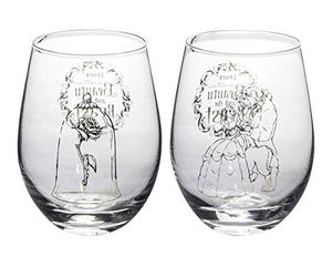 Disney Collectible Wine Glass Set (Beauty & The Beast)