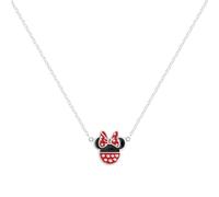 Disney Collier avec pendentif nœud en argent sterling Minnie Mouse pour fille N903272SL-18.PH