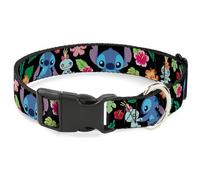 Disney Collier pour Chien avec Boucle en Plastique Motif Floral Tropical 17,8 à 21,6 cm