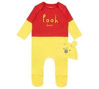 Disney Combinaison de couchage et chapeau Garçon Winnie The Pooh Jaune 6-9 Mois