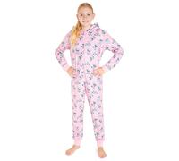 Disney Combinaison Pyjama Enfant Pyjama Stitch Minnie Grenouillère Surpyjama Fille Polaire Tailles Enfant Ado 2-14 Ans (Rose Stitch, 9-10 Ans)