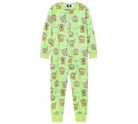 Disney Combinaison Pyjama Enfant Pyjama Stitch Minnie Grenouillère Surpyjama Fille Polaire Tailles Enfant Ado 2-14 Ans (Vert Baby Yoda, 13-14 Ans)