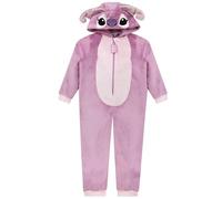 Disney Combinaison Stitch pour Enfants Pyjamas | Pyjama Onesie pour Enfants Lilo et Stitch | Grenouille pour Enfants | Rose 5-6 Ans