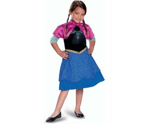 Disney Costume de princesse Anna La Reine des neiges pour fille Taille S