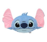 Disney - Coussin 3D Stitch clin d'œil - 27x35x7 cm - 200 GSM - 100% Polyester - Bleu
