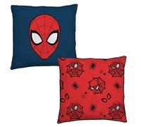 Disney Coussin carré Spider-Man sous Licence Officielle, Coussin Ultra-Doux | Motif réversible Zap | Idéal pour la décoration d'une Chambre ou d'un Salon | 40 x 40 cm
