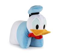 Disney Coussin Peluche 2 en 1 pour Enfant Donald de Mickey et Ses Amis - Coussin Peluche Ultra-Doux à câliner, avec Fermeture Velcro, Multi-usages