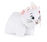 Disney Coussin Peluche 2 en 1 pour Enfant Marie des Aristochats - Coussin Peluche Ultra-Doux à câliner, avec Fermeture Velcro, Multi-usages