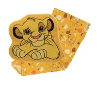 Disney - Coussin-Plaid 3D Roi Lion Simba - Coussin 40x41 cm et Plaid 100x140 cm - 100% Polyester