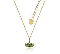 Disney Couture Kingdom Pixar Toy Story Collier plaqué or avec cristal extraterrestre