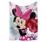 DISNEY Couverture de bébé bleu ciel / rose / rouge / noir, Taille One Size