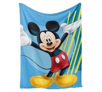 DISNEY Couverture de bébé 'Minnie Mouse' azur / jaune / rouge / noir, Taille One Size